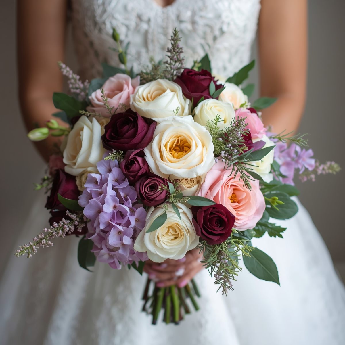 Floral details and arrangements